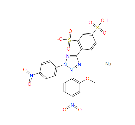 2-(2-甲氧基-4-硝基苯)-3-(4-硝基苯)-5-(2,4-二磺基苯)-2H-四氮唑单钠盐,WST-8