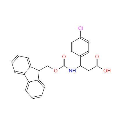 Fmoc-DL-3-氨基-3-(4-氯苯基)丙酸,Fmoc-DL-3-Amino-3-(4-chloro)propanoic acid