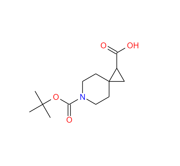 6-BOC-6-氮杂螺[2.5]辛烷-1-甲酸,6-(tert-butoxycarbonyl)-6-azaspiro[2.5]octane-1-carboxylic acid