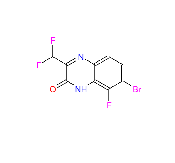 7-溴-3-(二氟甲基)-8-氟喹喔啉-2(1H)-酮,7-Bromo-3-(difluoromethyl)-8-fluoroquinoxalin-2(1H)-one