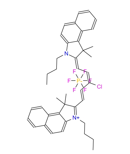 可见光吸收剂682,3-Butyl-2-[3-(3-butyl-1,3-dihydro-1,1-dimethyl-2H-benz[e]indol-2-ylidene)-1-propen-1-yl]-1,1-dimethyl-1H-benz[e]indolium hexafluorophosphate (1:1)