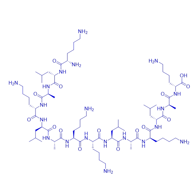 陽離子兩親線粒體膜破壞肽,KLA peptide