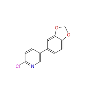 5-(1,3-Benzodioxol-5-yl)-2-chloro-pyridine 873948-14-2