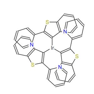 405289-74-9；FAC-IR(BTPY)3；fac-Tris[2-(benzo[b]thiophen-2-yl)pyridinato-C3,N]iridium(III)