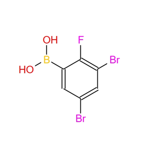 3,5-二溴-2-氟苯硼酸,3,5-Dibromo-2-fluorophenylboronicacid