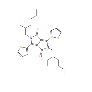 1185885-86-2；2,5-双(2-乙基己基)-3,6-双(噻吩-2-基)吡咯并[3,4-C]吡咯-1,4(2H,5H)-二酮；