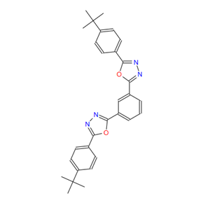 138372-67-5;2,2'-(1,3-苯基)二[5-(4-叔丁基苯基)-1,3,4-恶二唑];2,2'-(1,3-Phenylene)bis[5-(4-tert-butylphenyl)-1,3,4-oxadiazole]