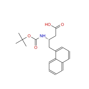 (S)-3-((叔丁氧羰基)氨基)-4-(萘-1-基)丁酸 219297-09-3