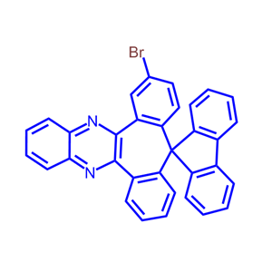 7-bromospiro[dibenzo[3,4:6,7]cyclohepta[1,2-b]quinoxaline-10,9'-fluorene]