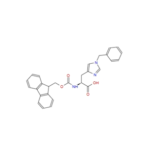 (S)-2-((((9H-芴-9-基)甲氧基)羰基)氨基)-3-(1-苄基-1H-咪唑-4-基)丙酸,(S)-2-((((9H-Fluoren-9-yl)methoxy)carbonyl)amino)-3-(1-benzyl-1H-imidazol-4-yl)propanoic acid