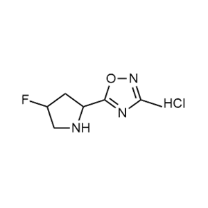 5-(4-氟吡咯烷-2-基)-3-甲基-1,2,4-噁二唑盐酸盐,5-(4-Fluoropyrrolidin-2-yl)-3-methyl-1,2,4-oxadiazole hydrochloride