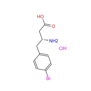 R-3-氨基-4-(4-溴苯基)-丁酸.盐酸盐 331763-73-6