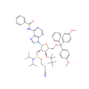 129451-75-8?；3'-TBDMS-BZ-RA 亚磷酰胺单体；3'-TBDMS-Bz-rA Phosphoramidite