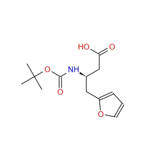 N-叔丁氧羰基-(R)-3-氨基-4-(2-呋喃基)丁酸 270596-33-3