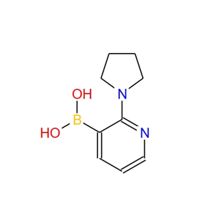 (2-(吡咯烷-1-基)吡啶-3-基)硼酸 1257648-75-1