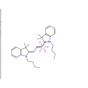 113352-41-3；1-丁基-2-[3-(1-丁基-1,3-二氫-3,3-二甲基-2H-吲哚-2-亞基)-1-丙烯-1-基]-3,3-二甲基-3H-吲哚六氟磷酸鹽