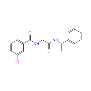 1802326-66-4；3-氯-N-[2-氧代-2-[[(1S)-1-苯基乙基]氨基]乙基]苯甲酰胺；JNJ 63533054