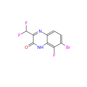 7-溴-3-(二氟甲基)-8-氟喹喔啉-2(1H)-酮,7-Bromo-3-(difluoromethyl)-8-fluoroquinoxalin-2(1H)-one