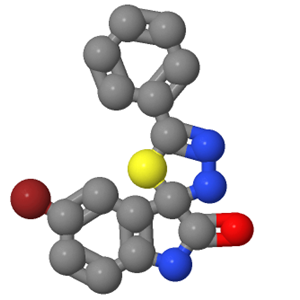 5-溴-5'-苯基-3'H-螺环[吲哚啉-3,2'-[1,3,4]噻二唑]-2-酮；297180-15-5