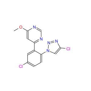 4-[5-氯-2-(4-氯-1H-1,2,3-三唑-1-基)苯基]-6-甲氧基嘧啶