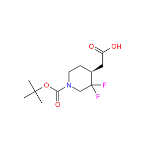(S)-2-(1-(tert-butoxycarbonyl)-3,3-difluoropiperidin-4-yl)acetic acid,(S)-2-(1-(tert-butoxycarbonyl)-3,3-difluoropiperidin-4-yl)acetic acid