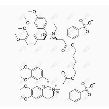 阿曲库铵对映异构体(苯磺酸盐),Atracurium Enantiomer (Benzene sulfonate)