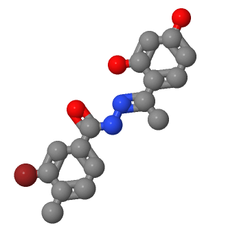 3-溴-N'-(1-(2,4-二羟基苯基)亚乙基)-4-甲基苯甲酰肼,3-bromo-N'-[1-(2,4-dihydroxyphenyl)ethylidene]-4-methylbenzohydrazide