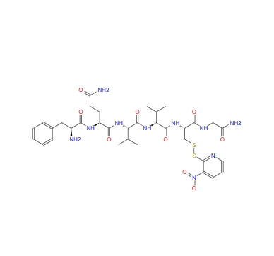 H-Phe-Gln-Val-Val-Cys(NPys)-Gly-NH2,H-Phe-Gln-Val-Val-Cys(NPys)-Gly-NH2