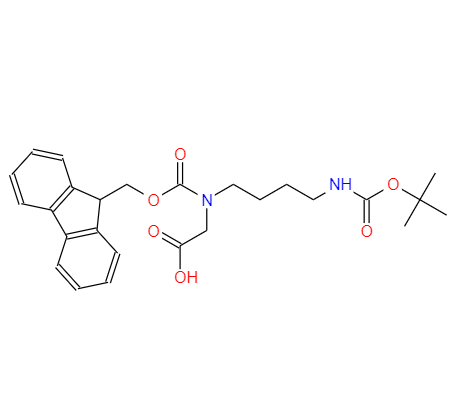 N-芴甲氧羰基-N-(4-叔丁氧羰基氨基丁基)甘氨酸,FMOC-N-(4-BOC-AMINOBUTYL)-GLYCINE