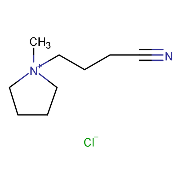 1-腈丙基-1-甲基吡咯烷氯盐,1-cyanopropyl-1-methylpyrrolidinium chloride