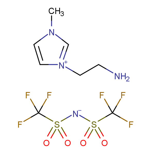 1-胺乙基-3-甲基咪唑双（三氟甲烷磺酰）亚胺盐,1-aminoethyl-3-methylimidazolium bis((trifluoromethyl)sulfonyl)imide