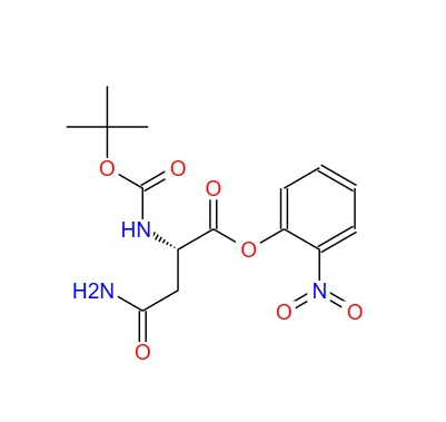 2-硝基苯基N2-{[(2-甲基-2-丙基)氧基]羰基}天冬氨酰胺酸酯,(2-nitrophenyl) (2S)-4-amino-2-[(2-methylpropan-2-yl)oxycarbonylamino]-4-oxobutanoate