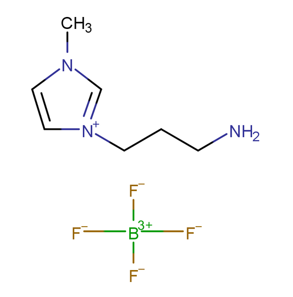 1-胺丙基-3-甲基咪唑四氟硼酸鹽,1-aminopropyl-3-methylimidazolium tetrafluoroborate