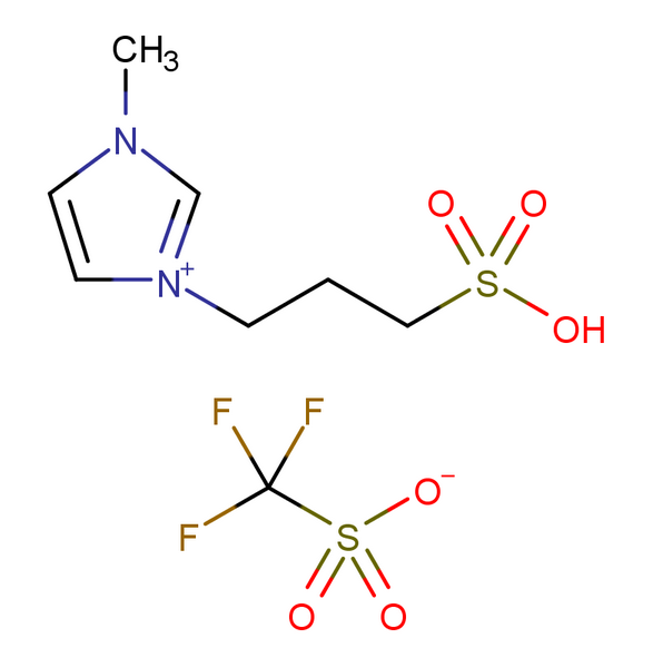 1-丙基磺酸-3-甲基咪唑三氟甲烷磺酸盐,1-propylsulfonic-3-methylimidazolium trifluoromethanesulfonate