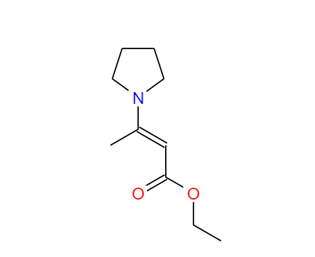 (E)-3-(1-吡咯烷酮)巴豆酸乙酯,ETHYL (E)-3-(1-PYRROLIDINO)CROTONATE