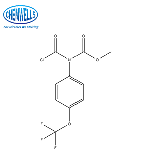 N-氯甲酰基-N-[4-(三氟甲氧基)苯基]氨基甲酸甲酯,Methyl N-carbonochloridoyl-N-[4-(trifluoromethoxy)phenyl]carbamate