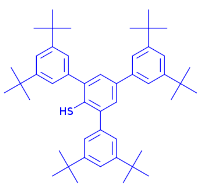 3,3'',5,5''-四叔丁基-5'-(3,5-二叔丁基苯基)-[1,1':3',1''-三聯(lián)苯]-2'-硫醇,3,3'',5,5''-Tetra-tert-butyl-5'-(3,5-di-tert-butylphenyl)-[1,1':3',1''-terphenyl]-2'-thiol