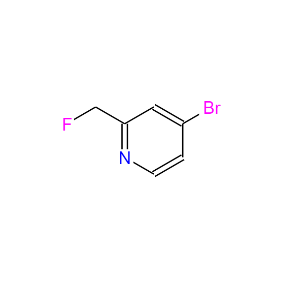 Pyridine, 4-bromo-2-(fluoromethyl)-,Pyridine, 4-bromo-2-(fluoromethyl)-