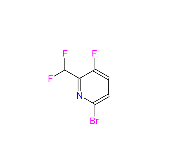 3-氟-6-溴-2-二氟甲基吡啶,6-bromo-2-(difluoromethyl)-3-fluoropyridine