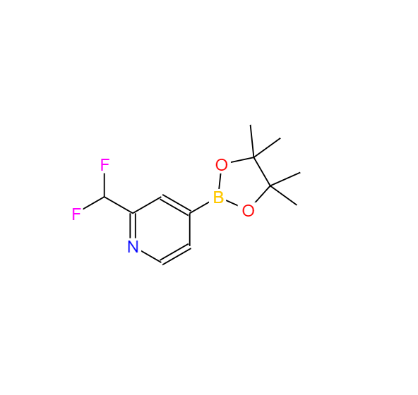 2-(Difluoromethyl)-4-(4,4,5,5-tetramethyl-1,3,2-dioxaborolan-2-yl)pyridine,2-(Difluoromethyl)-4-(4,4,5,5-tetramethyl-1,3,2-dioxaborolan-2-yl)pyridine
