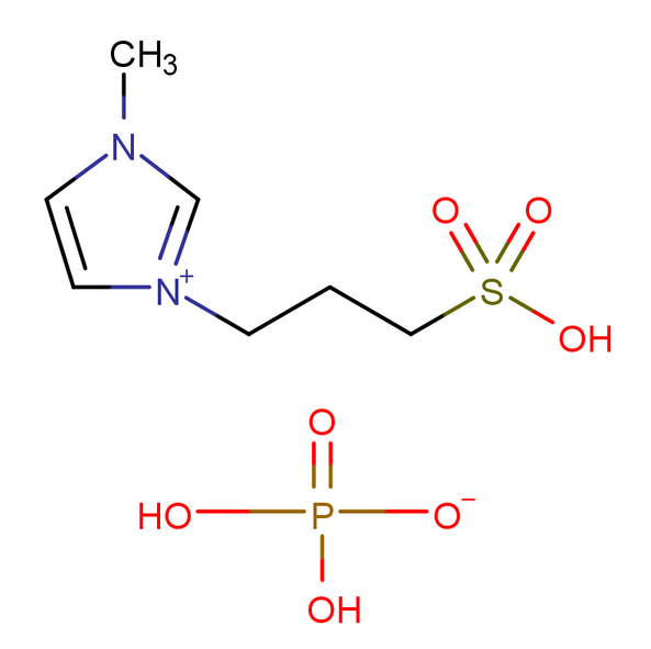 1-丙基磺酸-3-甲基咪唑磷酸二氢盐,1-propylsulfonic-3-methylimidazolium dihydrogen phosphate