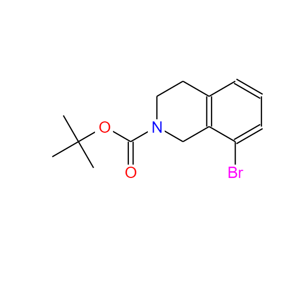 N-BOC-8-溴-1,2,3,4-四氢异喹啉,TERT-BUTYL 8-BROMO-3,4-DIHYDROISOQUINOLINE-2(1H)-CARBOXYLATE