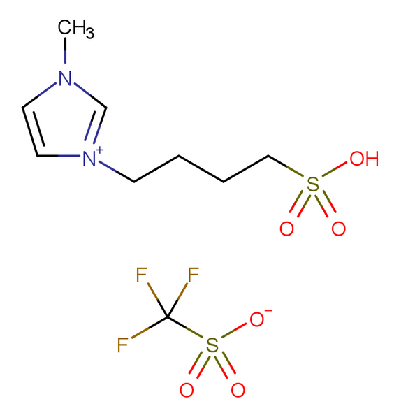 1-丁基磺酸-3-甲基咪唑三氟甲烷磺酸鹽,1-butylsulfonic-3-methylimidazolium trifluoromethanesulfonate