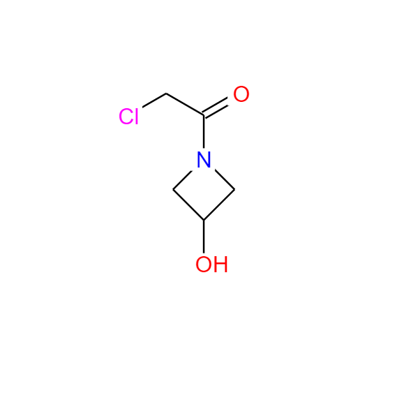 2-chloro-1-(3-hydroxyazetidin-1-yl)ethanone,2-chloro-1-(3-hydroxyazetidin-1-yl)ethanone