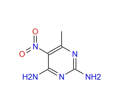 6-甲基-5-硝基-2,4-吡啶二胺,6-methyl-5-nitropyrimidine-2,4-diamine