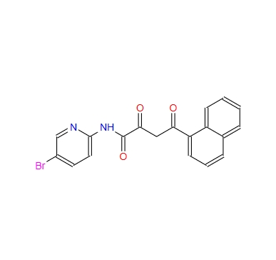 N-(5-bromo-pyridin-2-yl)-4-naphthalen-1-yl-2,4-dioxo-butyramide,N-(5-bromo-pyridin-2-yl)-4-naphthalen-1-yl-2,4-dioxo-butyramide