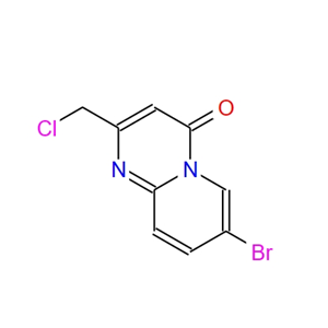 7-bromo-2-(chloromethyl)-4H-pyrido[1,2-a]pyrimidin-4-one,7-bromo-2-(chloromethyl)-4H-pyrido[1,2-a]pyrimidin-4-one