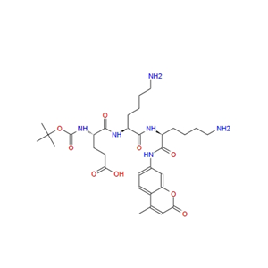 Boc-Glu-Lys-Lys-AMC acetate salt 73554-85-5
