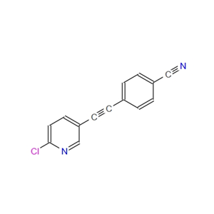 4-(6-chloropyridine-3-ylethynyl)benzonitrile,4-(6-chloropyridine-3-ylethynyl)benzonitrile