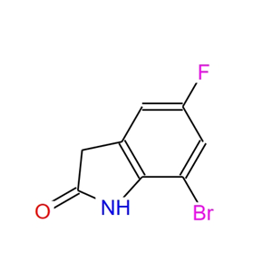 7-溴-5-氟-2,3-二氢-1H-吲哚-2-酮 945379-34-0